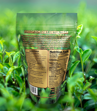 Load image into Gallery viewer, Green Tea Detox Tea  - Predator Detox Tea - Nutritional Facts