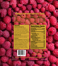 Load image into Gallery viewer, Raspberry Detox Tea  - Predator Detox Tea's - Nutritional Facts