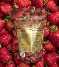 Load image into Gallery viewer, Strawberr Detox Tea  - Predator Detox Tea - Nutritional Facts