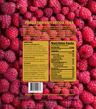 Load image into Gallery viewer, Raspberry Detox Tea  - Predator Detox Tea&#39;s - Nutritional Facts
